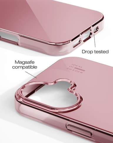 Mirror Case MagSafe iPhone 16 Mirror Rose Pink