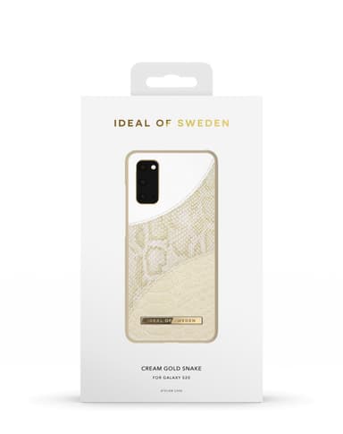 Atelier Case Galaxy S20 Cream Gold Snake