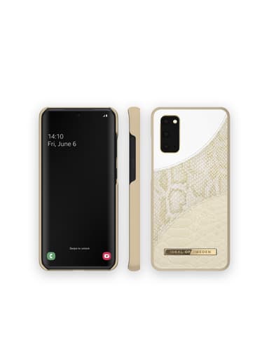 Atelier Case Galaxy S20 Cream Gold Snake