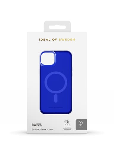 Clear Case MagSafe iPhone 15PL Cobalt Blue
