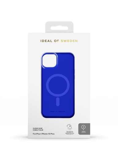 Clear Case MagSafe iPhone 15PL Cobalt Blue