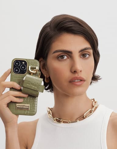 Atelier Case iPhone 12/12P Sage Croco