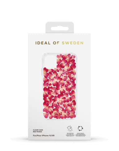 Clear Case iPhone 11/XR Red Roses