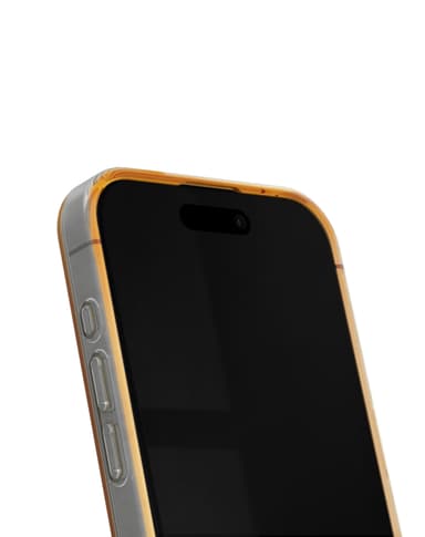 Clear Case MagSafe iPhone 15PL Orange Spritz