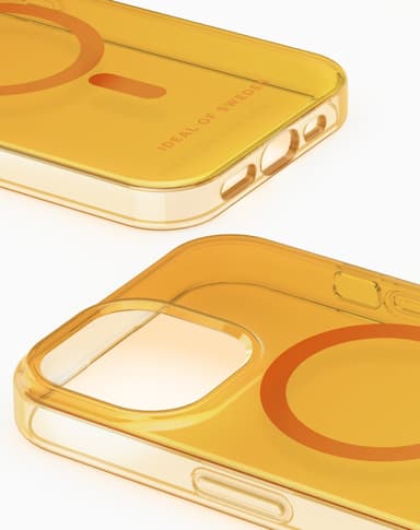 Clear Case MagSafe iPhone 15PL Orange Spritz