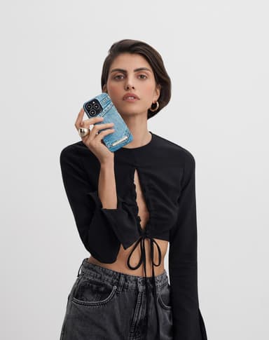 Printed Case iPhone 8/7/6/6S/SE Denim Bliss
