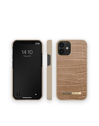 Atelier Case iPhone 12 MINI Camel Croco