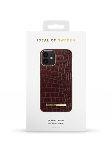 Atelier Case iPhone 12 MINI Scarlet Croco