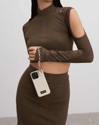 Atelier Case iPhone 11P/XS/X Ecru Zebra