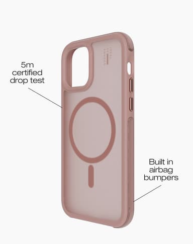 Ideal Bumper Case MagSafe iPhone 12/12P Blush Pink