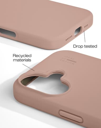 Silicone Case iPhone 16 Blush Pink