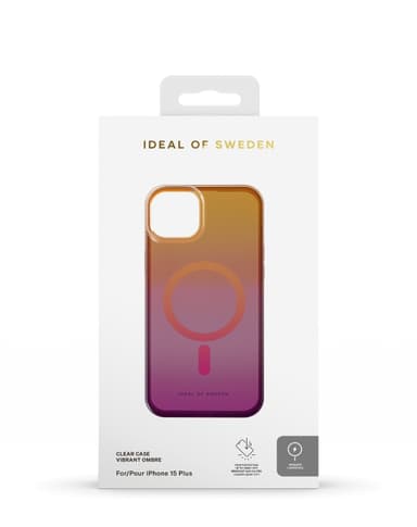 Clear Case MagSafe iPhone 15PL Vibrant Ombre