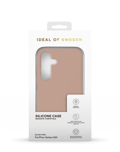 Silicone Case MagSafe Galaxy S24 Blush Pink