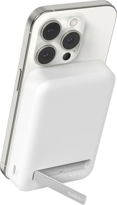Belkin BoostCharge Pro 10K Magnetic Qi2 varavirtalähde (valkoinen)