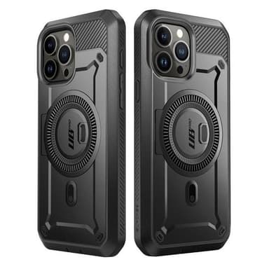 Supcase Ub Pro Mag Suojakotelo MagSafella iPhone 15 Prolle - musta