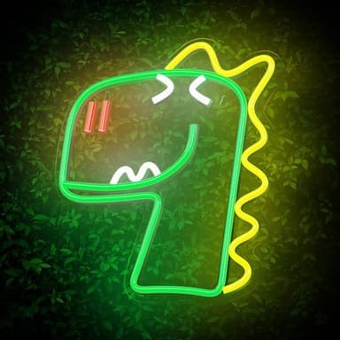 LED-neonvalaistus - Dinosaurus
