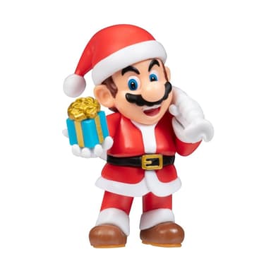 JAKKS Pacific Super Mario adventtikalenteri 2,5 tuuman hahmot ja tarvikkeet Loma-teema