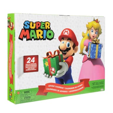JAKKS Pacific Super Mario adventtikalenteri 2,5 tuuman hahmot ja tarvikkeet Loma-teema