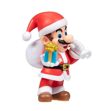 JAKKS Pacific Super Mario adventtikalenteri 2,5 tuuman hahmot ja tarvikkeet Loma-teema