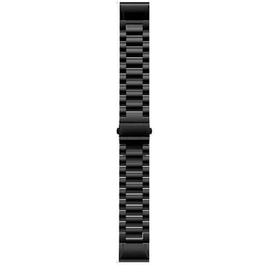 Kellon ranneke ruostumatonta terästä Garmin Instinct 3 (50mm) - Must