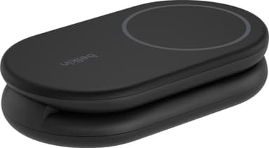 Belkin BoostCharge Qi2 magneettinen taitettava latausteline (musta)
