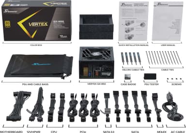 Seasonic VERTEX GX-1000 virtalähdeyksikkö