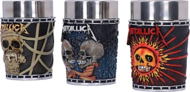 Nemesis Now Metallica shottilasit (3 kpl)