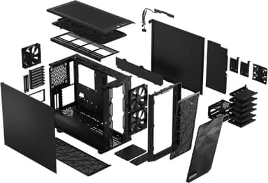 Fractal Meshify 2 PC-kotelo (musta)