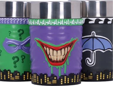 Nemesis Now Batman shottilasit (3 kpl, Villains)