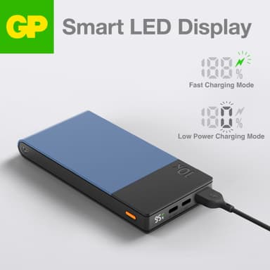 GP M2+ 10,000 mAh varavirtalähde (sininen)