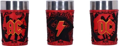 Nemesis Now AC/DC shottilasit (3 kpl)