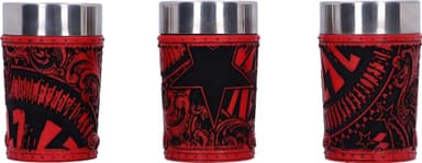 Nemesis Now AC/DC shottilasit (3 kpl)