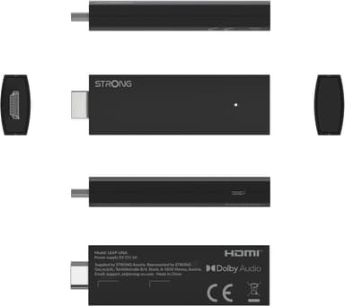 Strong Leap Una Android TV Stick 2K FHD HDMI mediatoistin (musta)
