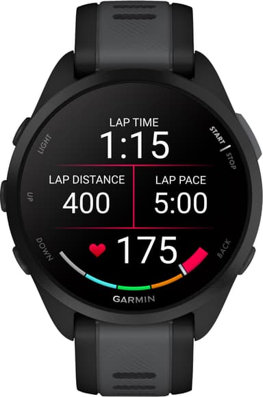 Garmin Forerunner 165 Music urheilukello (musta)