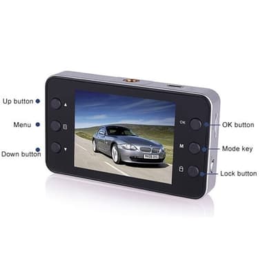 K6000 Autokamera 2.3 ""Full HD 1080P -näyttö