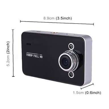 K6000 Autokamera 2.3 ""Full HD 1080P -näyttö