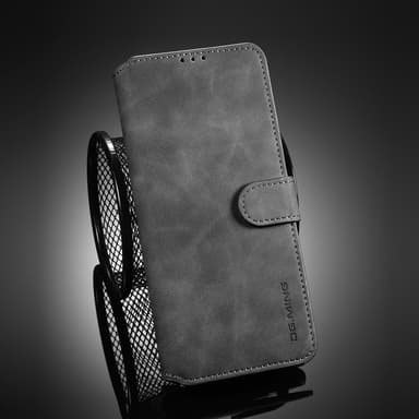 Flip Folio Suojakuori korttitelineen Kickstand suojakuorella iPhonelle Harmaa iPhone 13