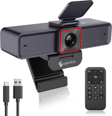 NÖRDIC UHD 4K 30 fps 8 megapikselin verkkokamera automaattitarkennuksella/seurannalla/kehystys/zoomilla, kaksoismikrofonit, SONY-anturi