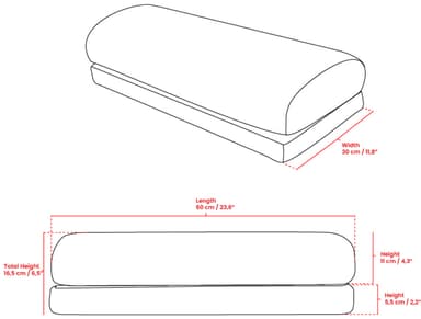 Arozzi Soft Fabric jalkatuki (musta)