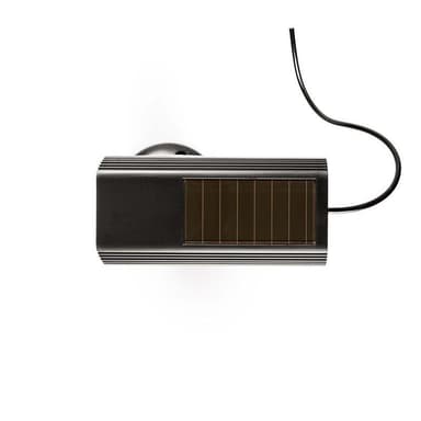 Nedis Hämäyskamera | Luoti | IP44 | Paristokäyttöinen / Solar Powered | Ulkotila | Sisältää seinäkiinnikkeen | Musta