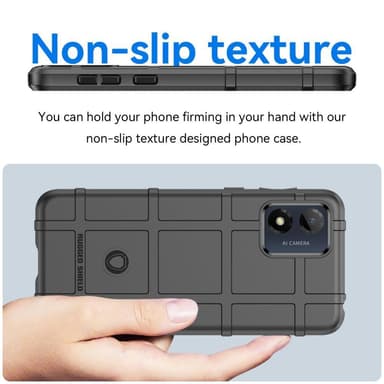 SKALO Motorola Moto E13 4G Rugged Shield iskunkestävä TPU suojakuori