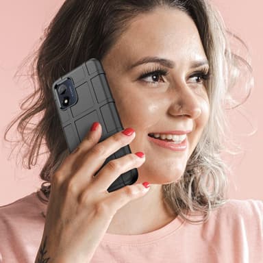 SKALO Motorola Moto E13 4G Rugged Shield iskunkestävä TPU suojakuori