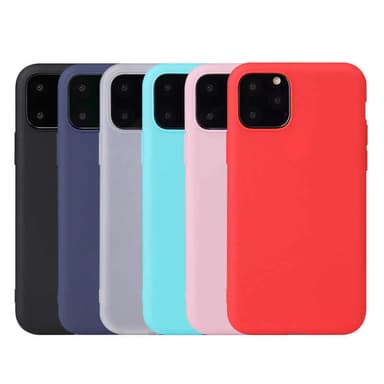 SKALO iPhone 11 Pro Ultraohut TPU-kuori - Punainen