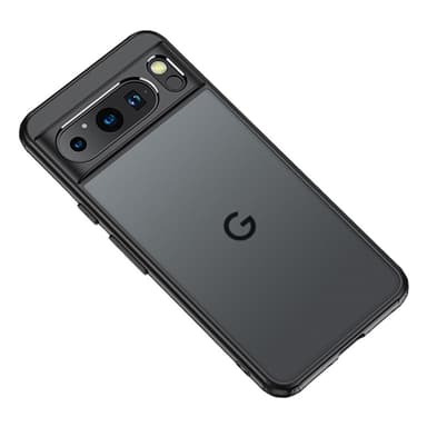 SKALO Google Pixel 8 Pro TPU Clear Hybridi Suojakuori - Musta