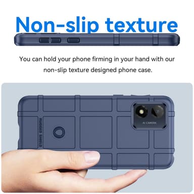 SKALO Motorola Moto E13 4G Rugged Shield iskunkestävä TPU suojakuori