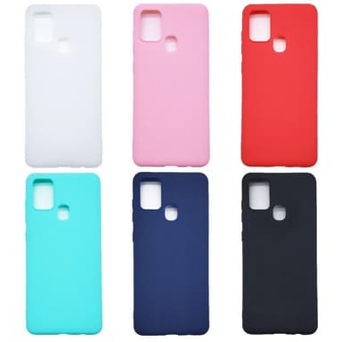 SKALO Samsung A21s Ultraohut TPU-kuori - Sininen
