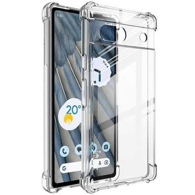 IMAK Google Pixel 7a Erittäin vahva TPU-kuori - Läpinäkyvä