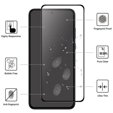 2-KPL SKALO Motorola Edge 30 Neo 5G Koko Näytön Panssarilasi