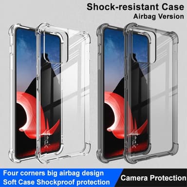IMAK Motorola ThinkPhone 5G Erittäin vahva TPU-kuori - Musta