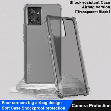 IMAK Motorola ThinkPhone 5G Erittäin vahva TPU-kuori - Musta
